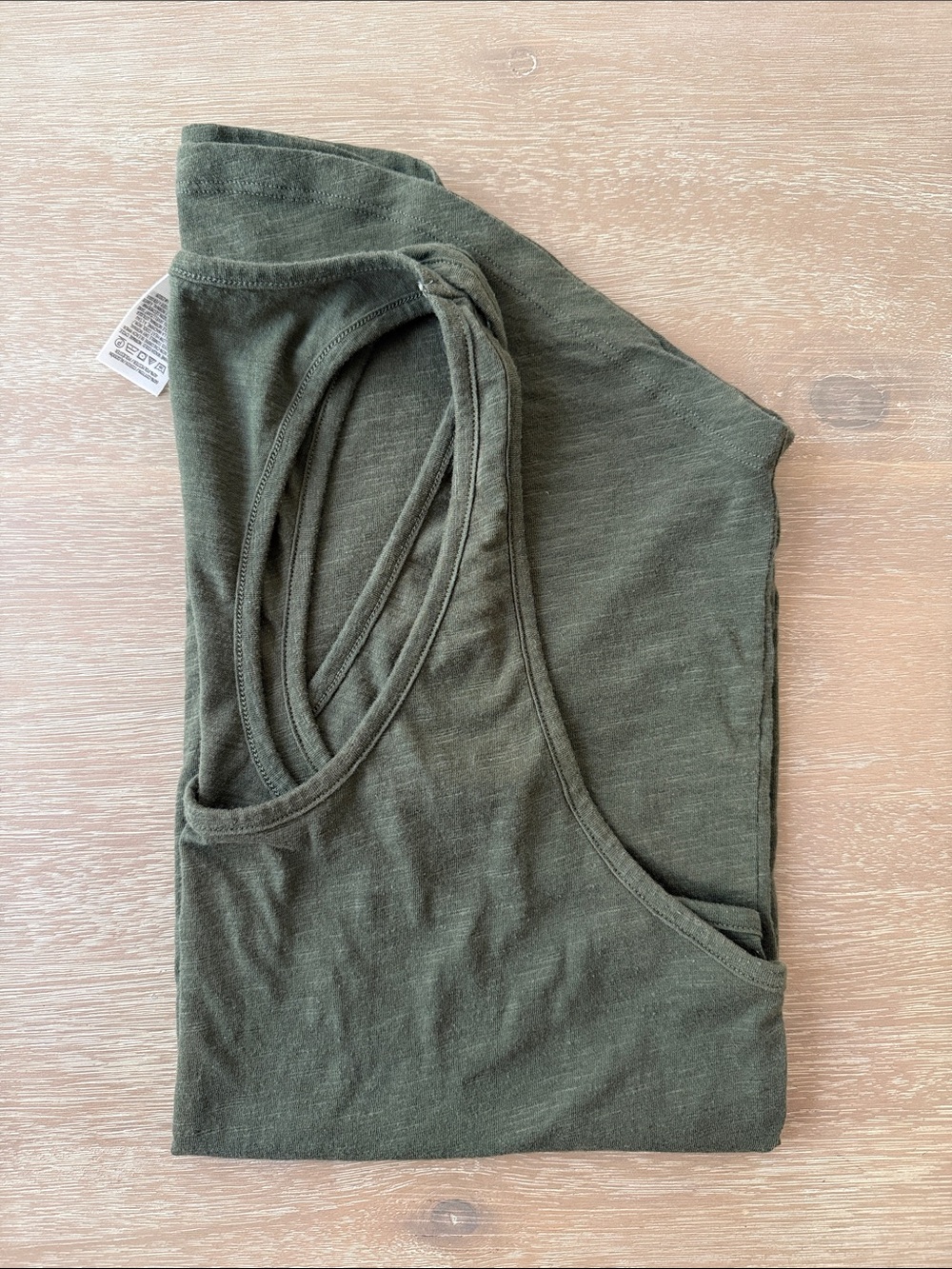 VS PINK Cotton Racerback Tank | L